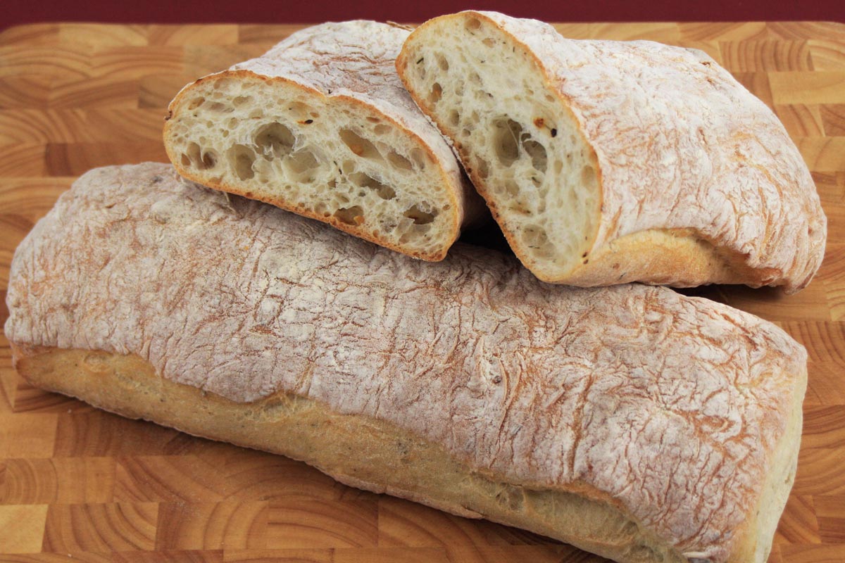 Ciabatta Bread Mainstreet Bakery